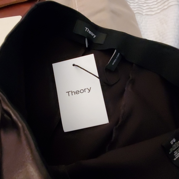 Theory Vegan Leather Skinny Pants - Picture 6 of 6